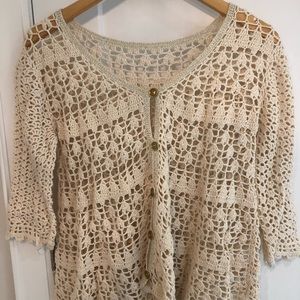 🍹2/50$ Free People lace cardigan